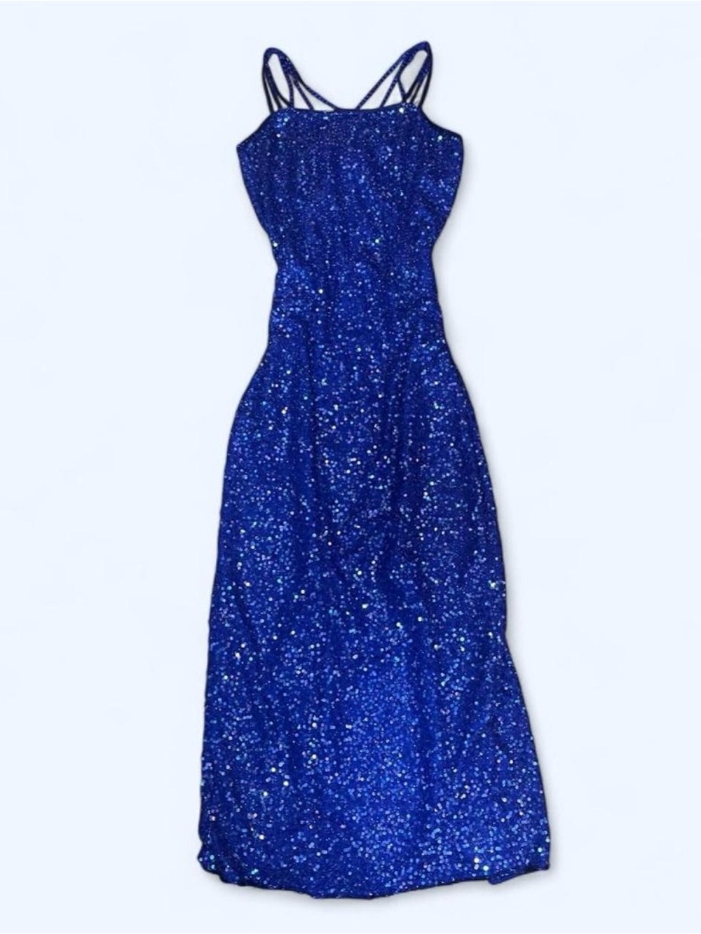 ✨ VINTAGE 90s / Y2K SCALA HAND-BEADING SILK MAXI GOWN ✨